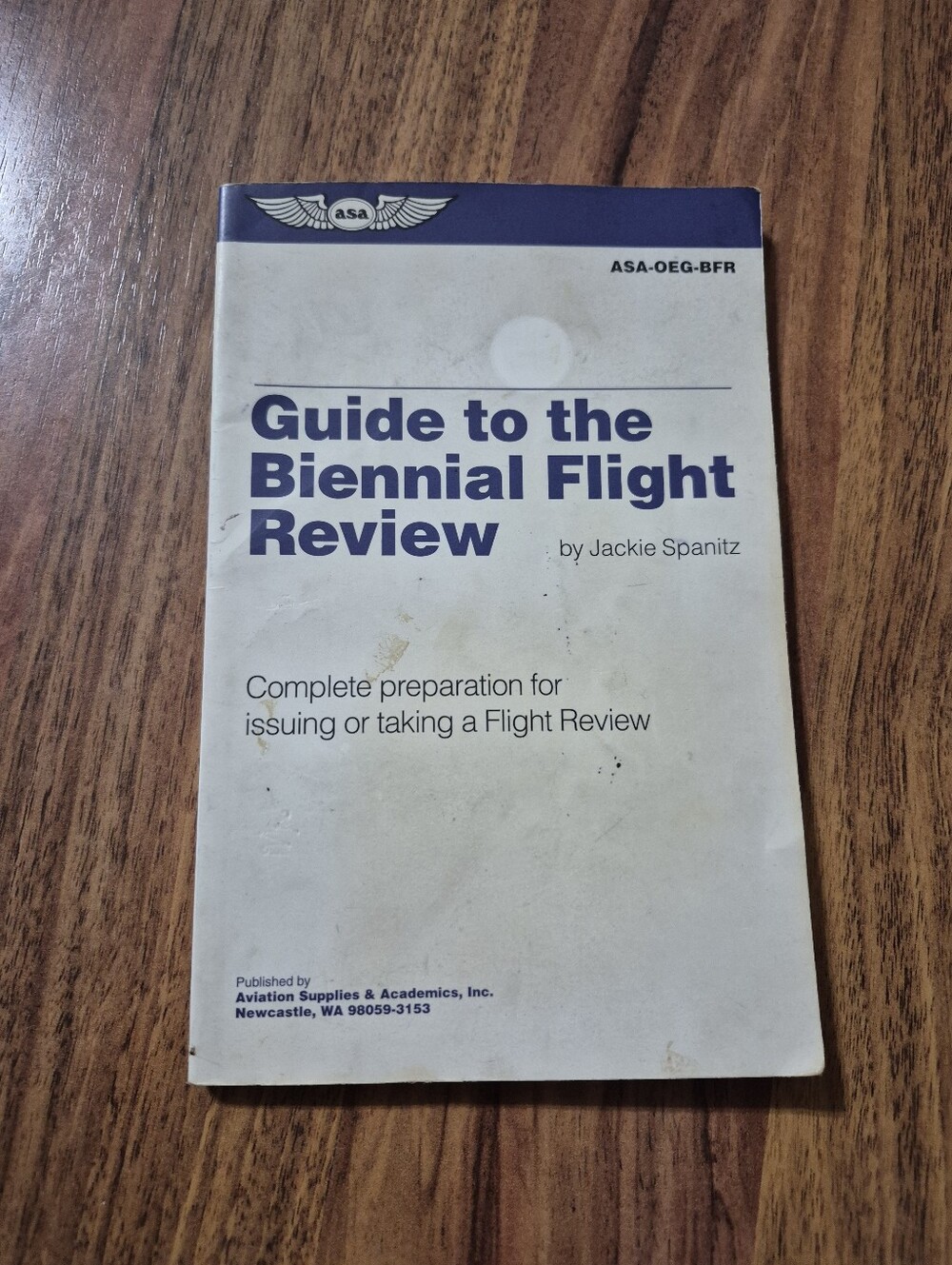 Guide to the Biennial Flight Review - White Cover